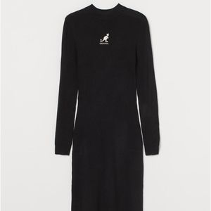 NWT H&M Kangol Ribbed Bodycon Dress